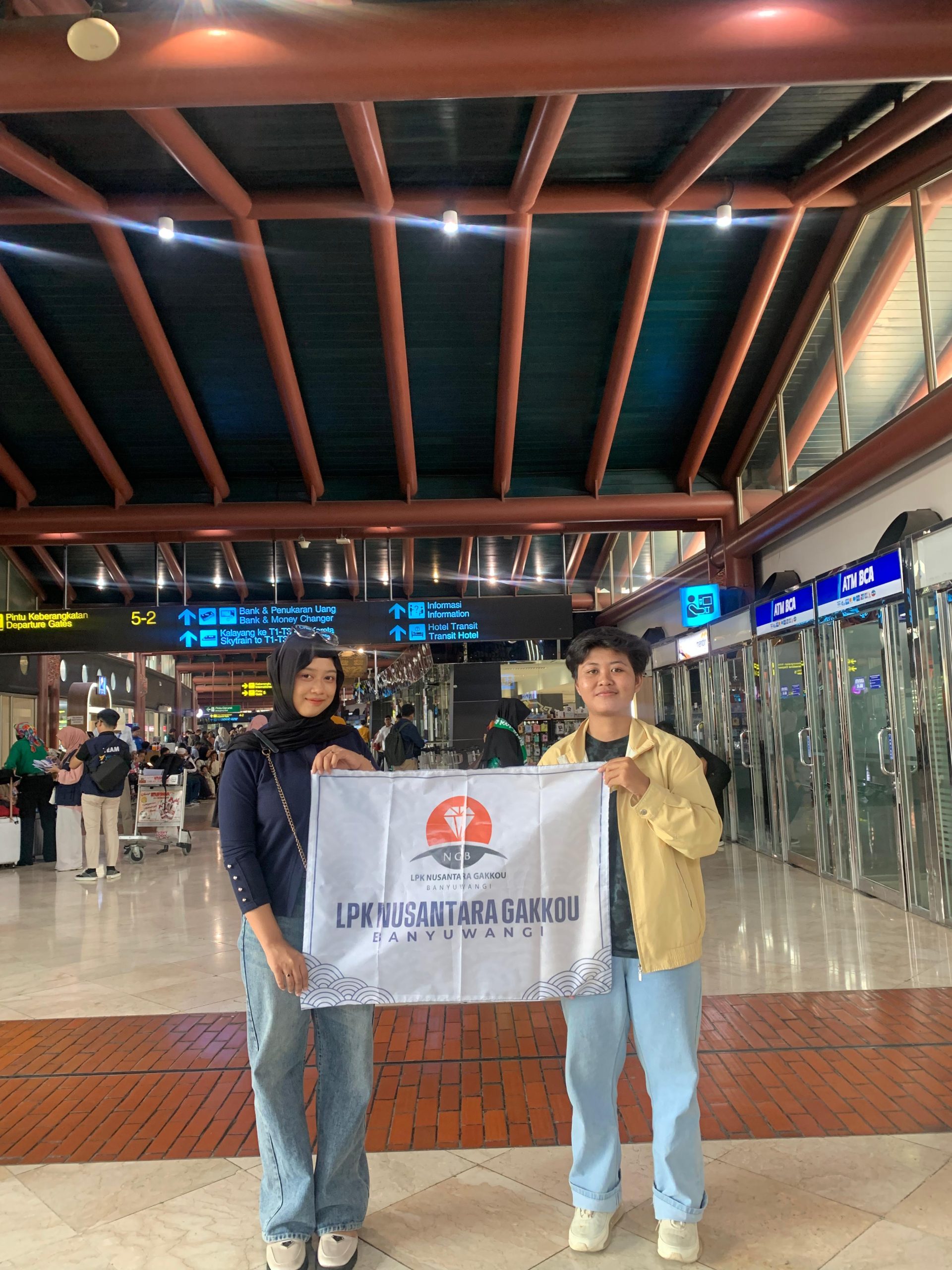 Keberangkatan siswa lpk nusantara gakkou19